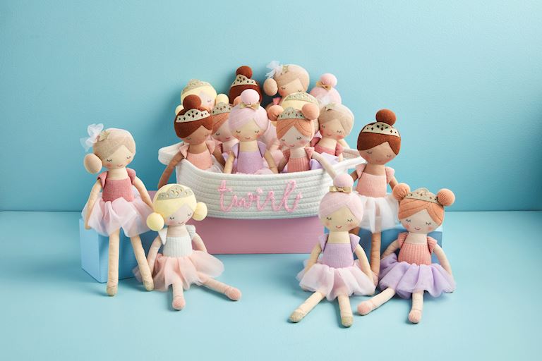 Mud Pie Ballerina Doll