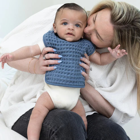 Bella Tunno Reversible Bib & Burp Set - Rain