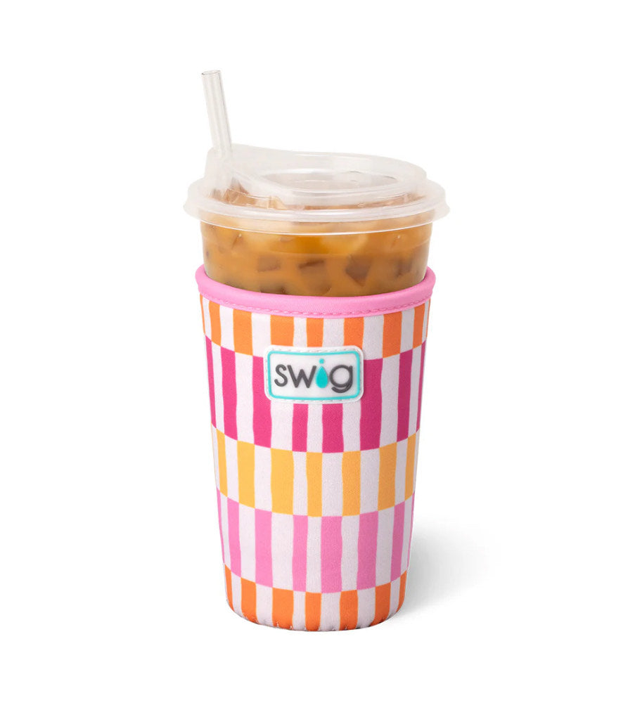 Swig Medium Insulated Cup Coolie, Sherbet Stripe