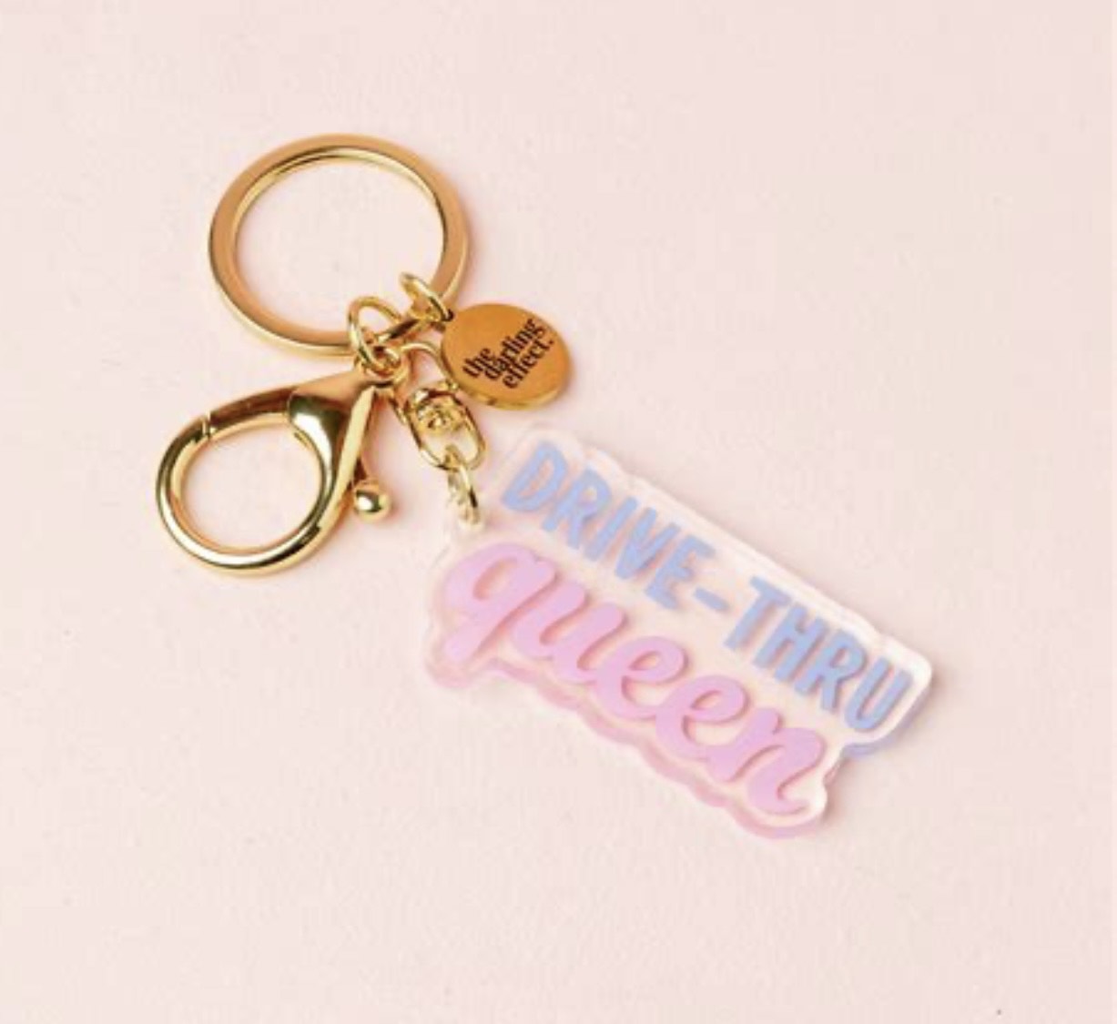 Mary Square "Drive-Through Queen" Keychain