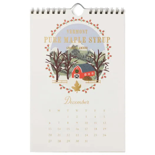 2026 Country Farm Kitchen Calendar Rifle Paper Co.
