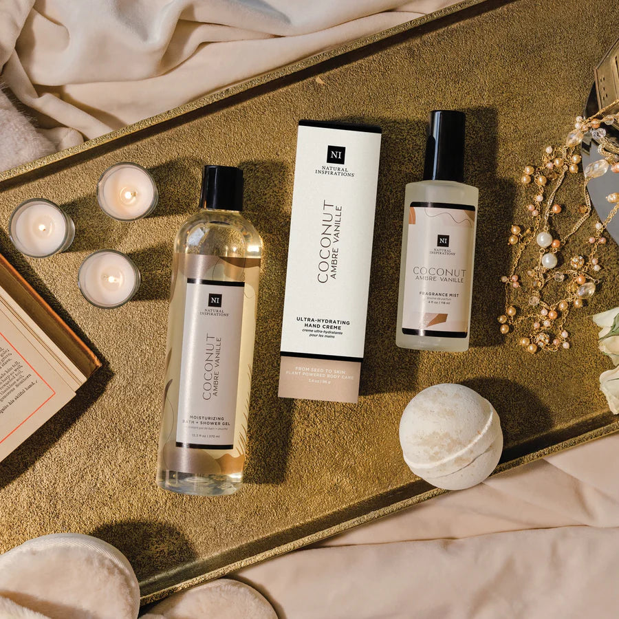 Natural Inspirations - Coconut Ambre Vanille Body + Face Scrub