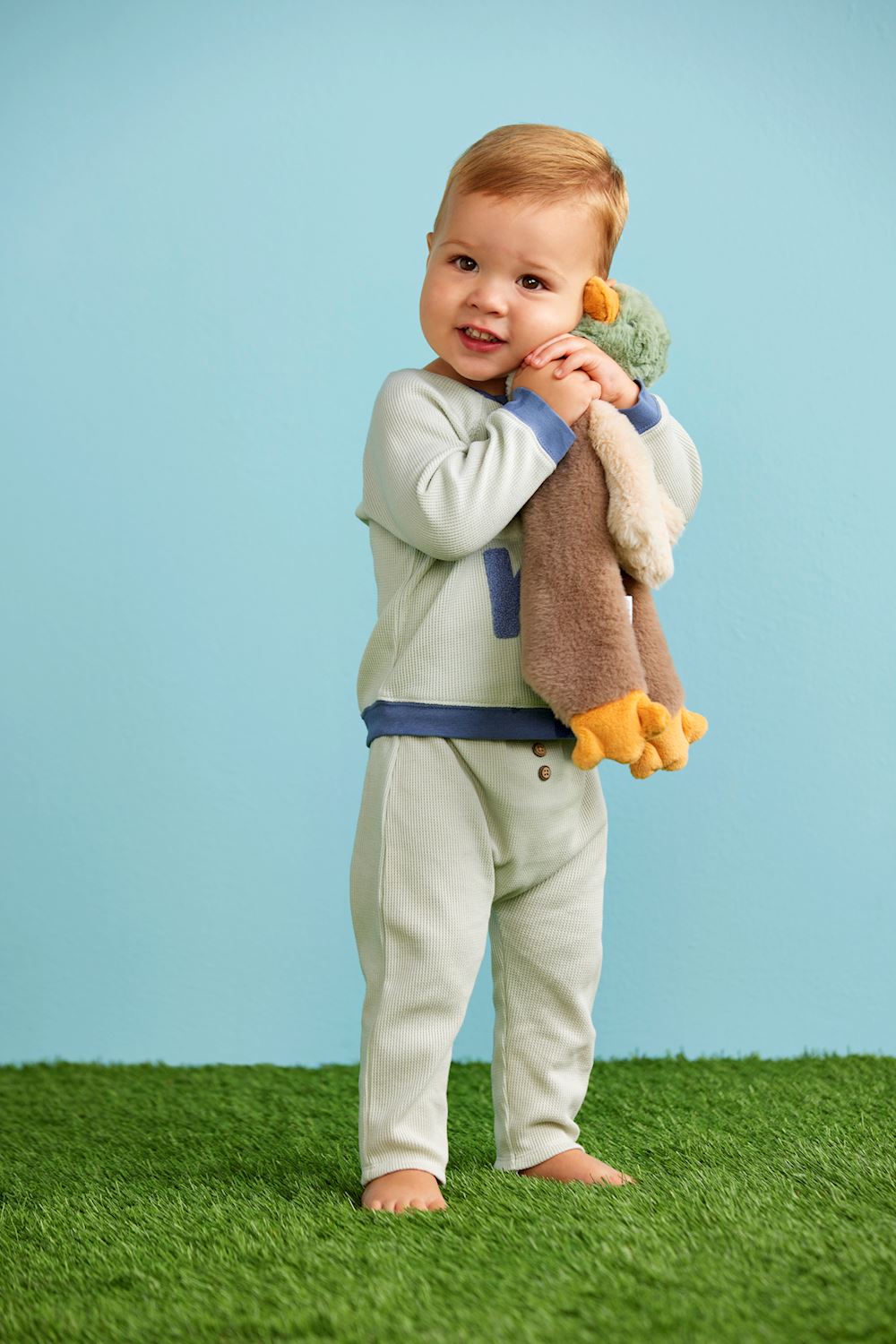 Mud Pie Miller the Mallard Plush Woobie