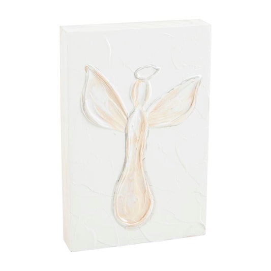 Mud Pie Angel Painted Plaque