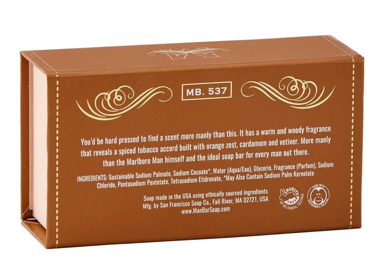 Man Bar Spiced Tobacco Fragrance soap