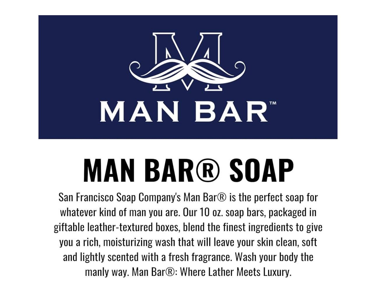 Man Bar Spiced Tobacco Fragrance soap