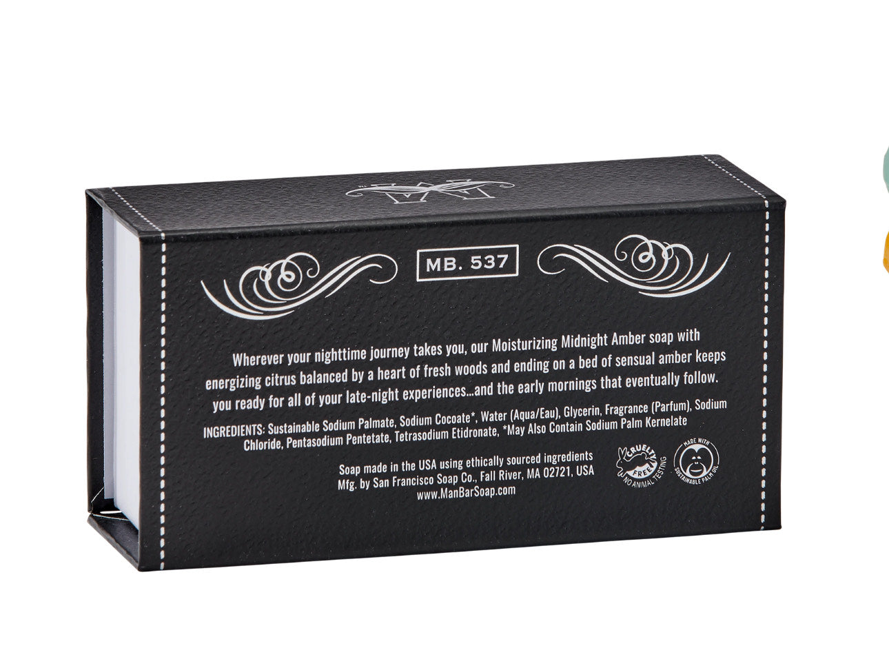 Midnight Amber Fragrance bar soap