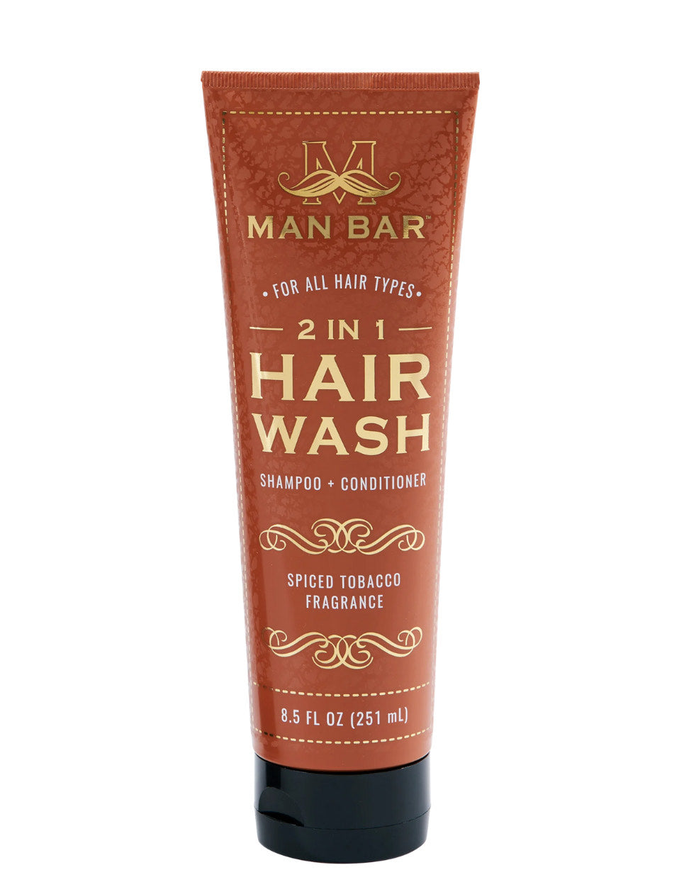 Man Bar 2 in 1 Hair wash, Spiced Tobacco Fragrance