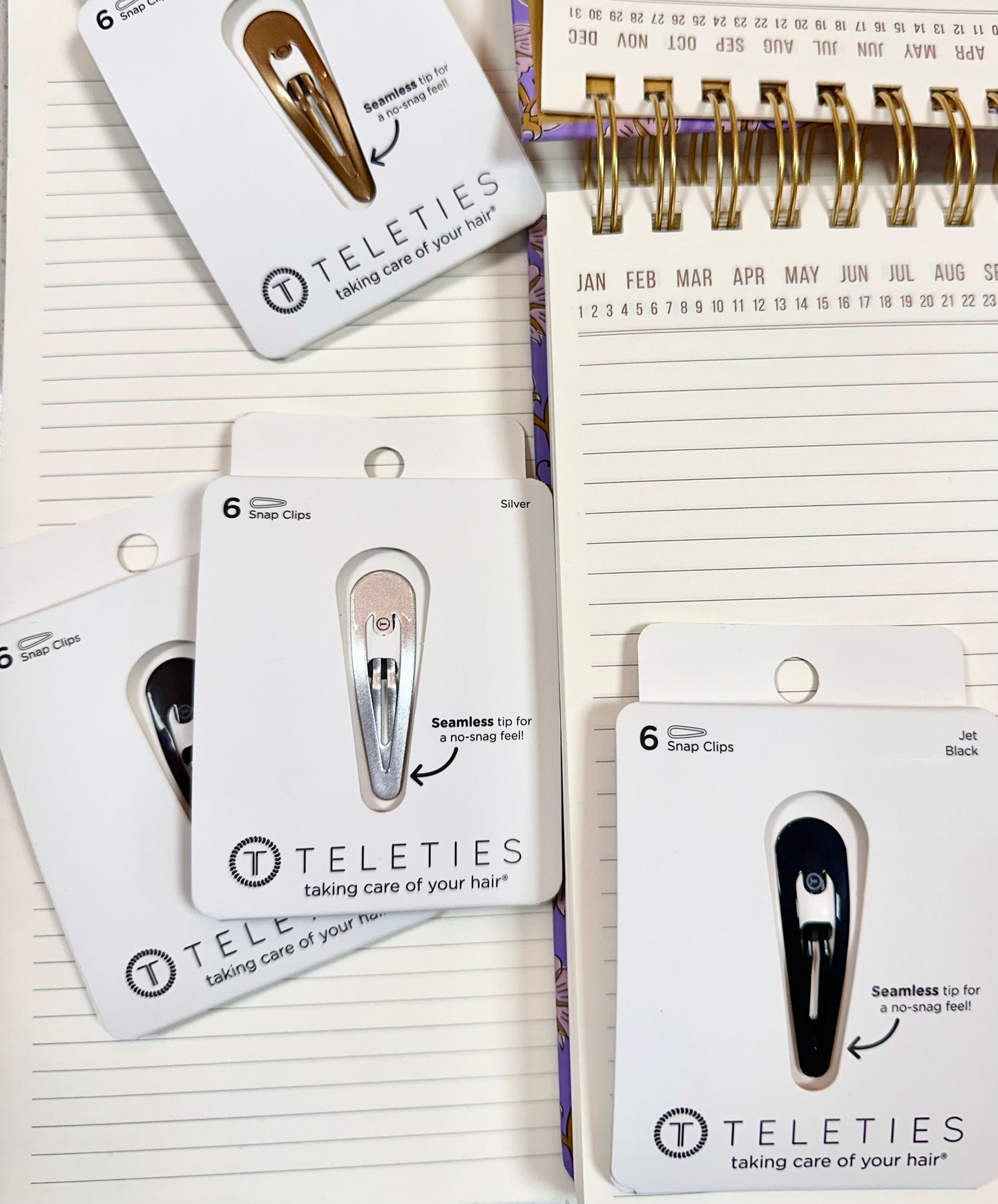 Teleties Snap Clip, Bronze