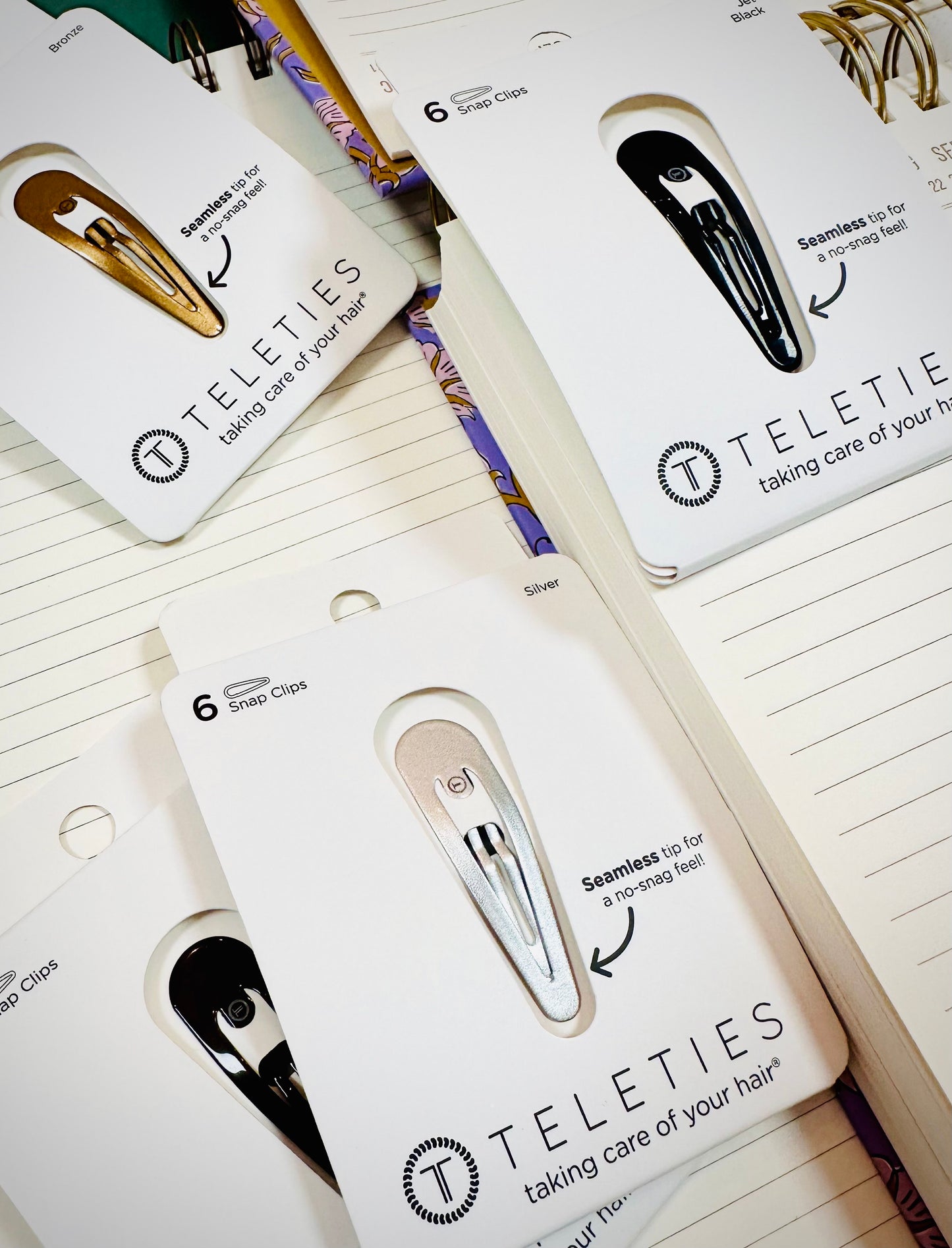 Teleties Snap Clip, Bronze