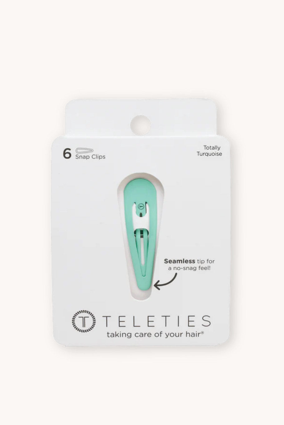 Teleties Snap Clip, Totally Turquoise