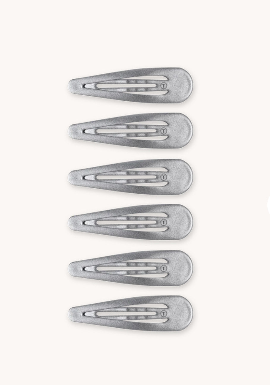 Teleties Snap Clip, Silver