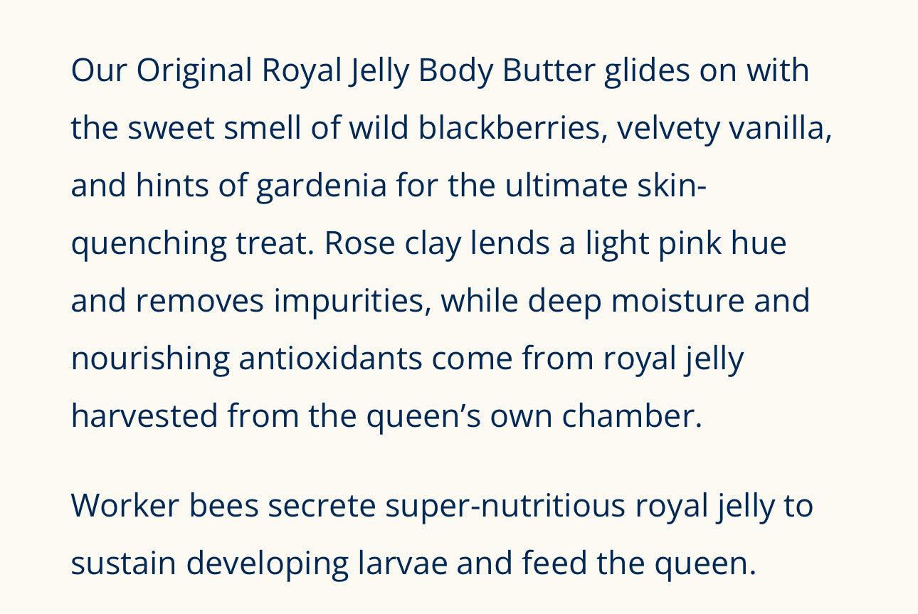 Royal Jelly Body Butter, Original