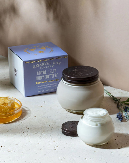 Royal Jelly Body Butter, Rosemary Lavender