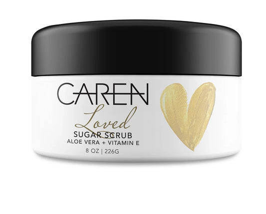 Caren Sugar Scrub, Loved 8 oz