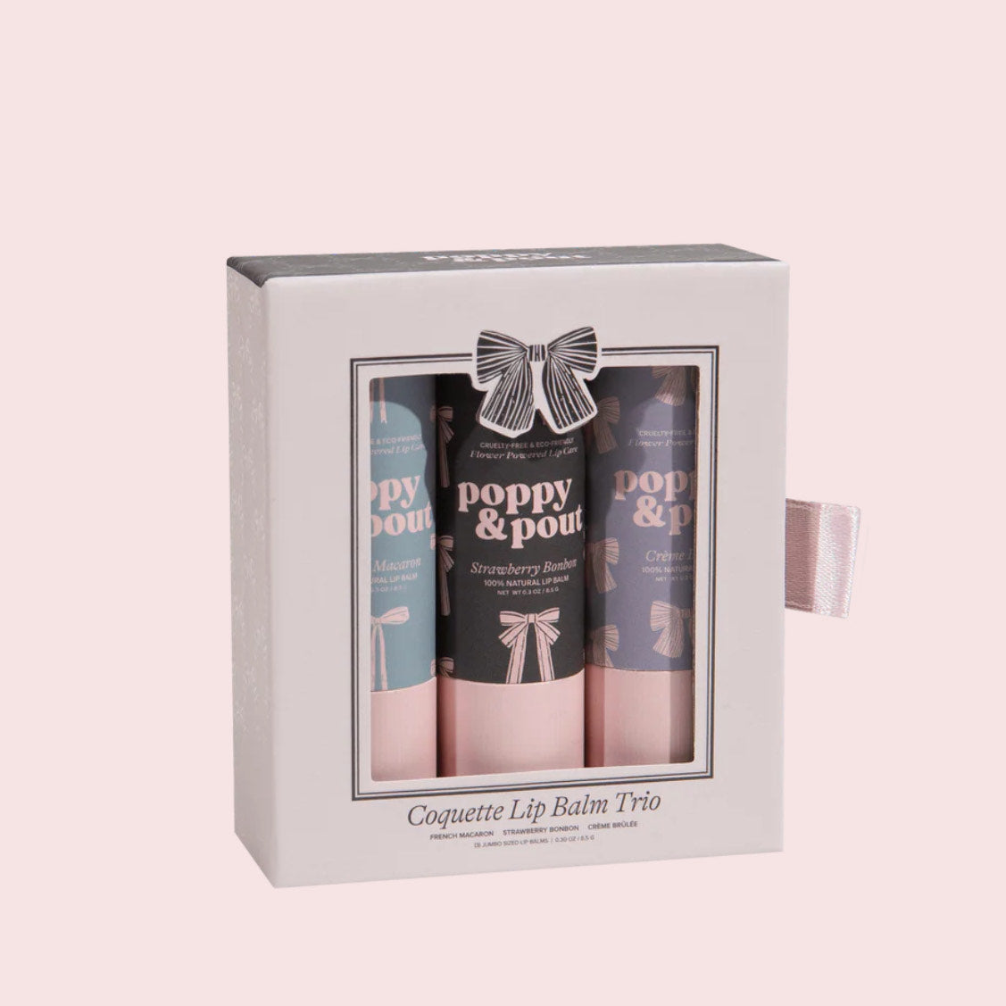 Poppy & Pout Coquette Lip Balm Trio