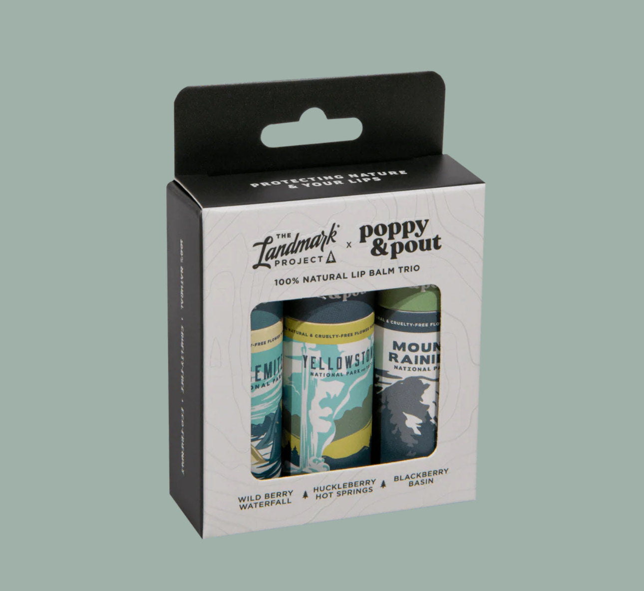Poppy & Pout The Landmark Project Trio lip balm