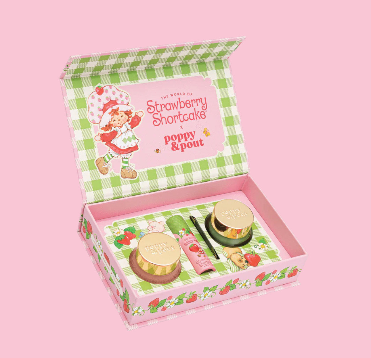 Poppy & Pout Strawberry Shortcake gift set