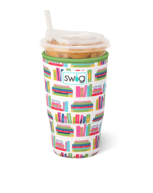 Insulated Cup Coolie, Book Club, Large