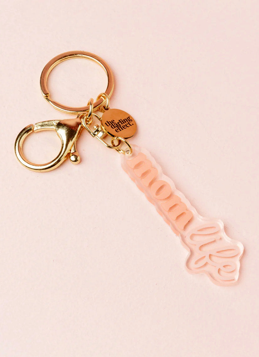 Mary Square 'Mom Life" Acrylic Keychain