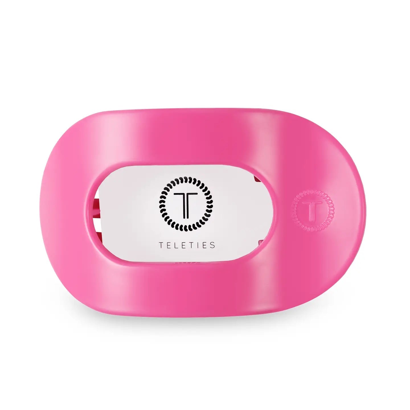 Paradise Pink Large Flat Round Hair Clip