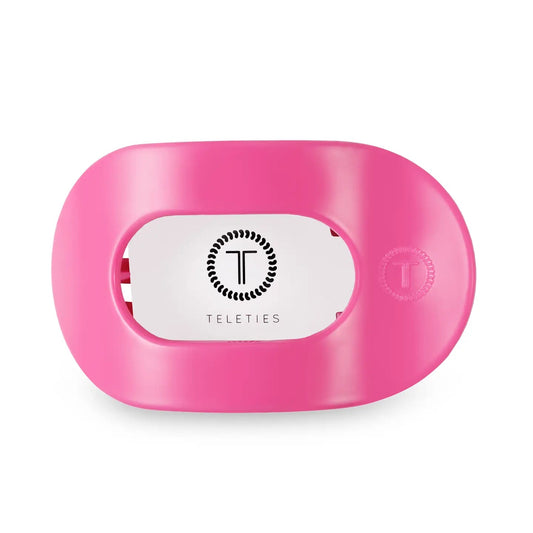 Paradise Pink Large Flat Round Hair Clip