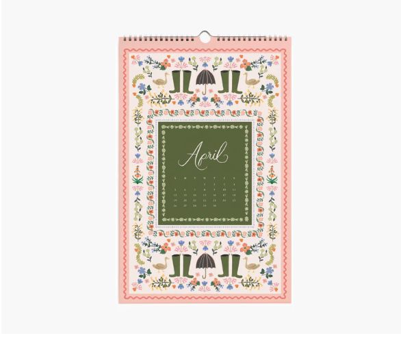 2026 Flora Wall Calendar, Rifle Paper Co.