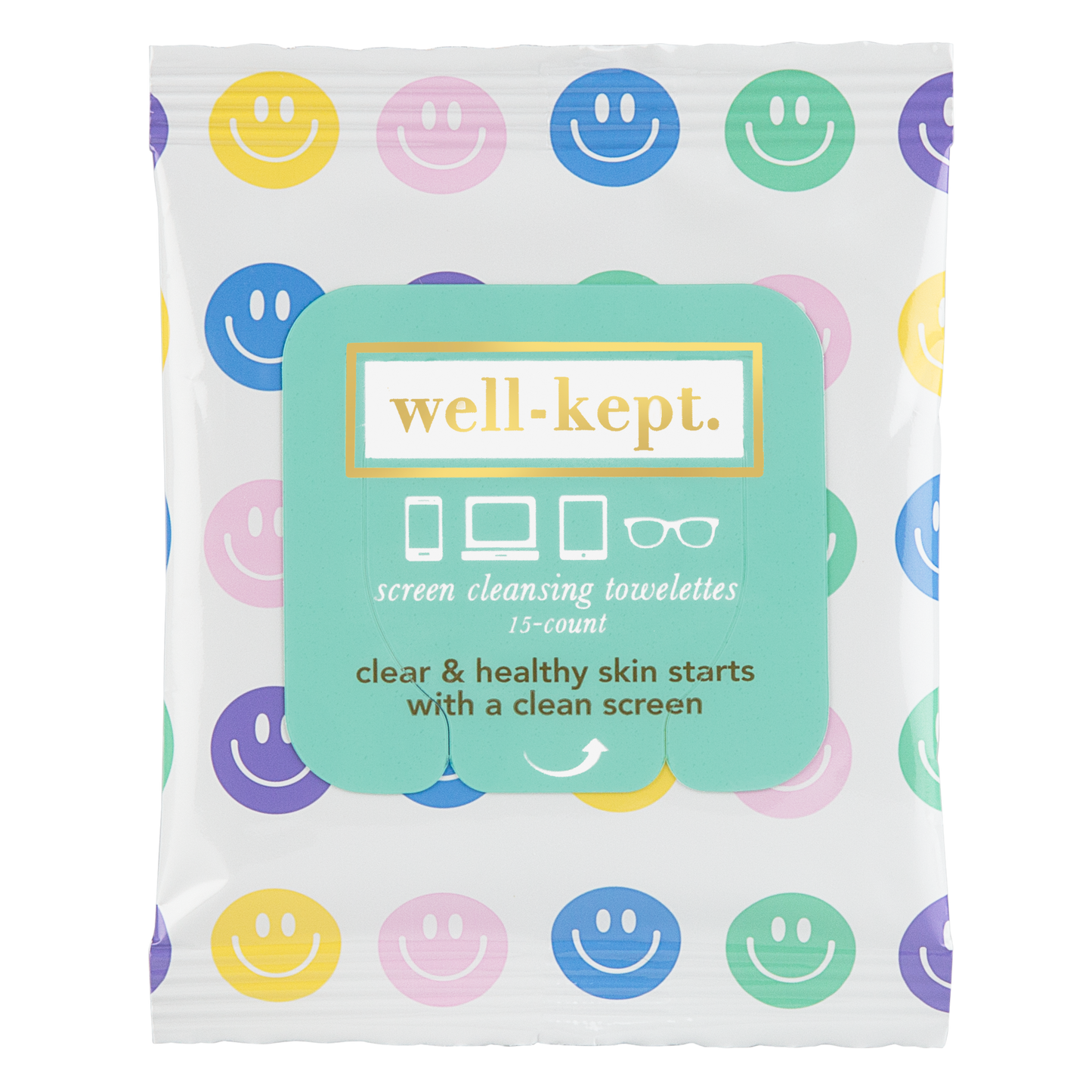 Well-Kept Screen & Lens Cleaning Towelettes - All Smiles