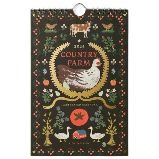 2026 Country Farm Kitchen Calendar Rifle Paper Co.