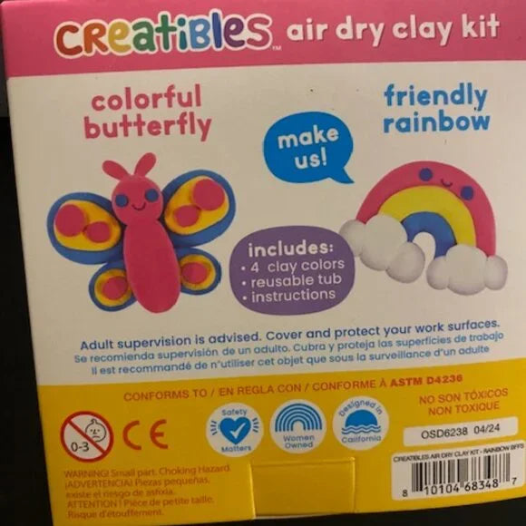 Creatibles Air Dry Clay Kit