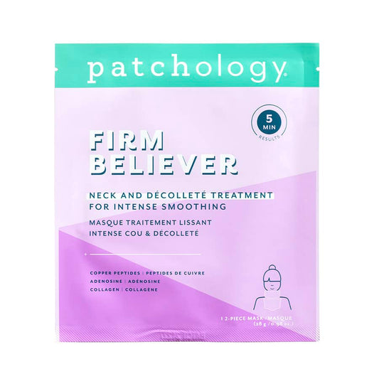 Patchology Firm Believer Neck & Décolleté Smoothing Hydrogel Mask
