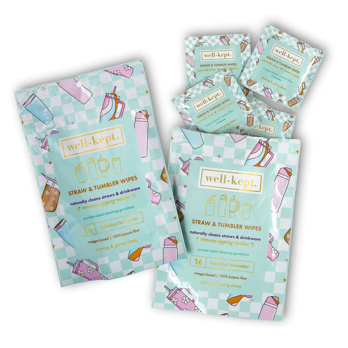 Well-Kept - Straw + Tumbler Wipes
