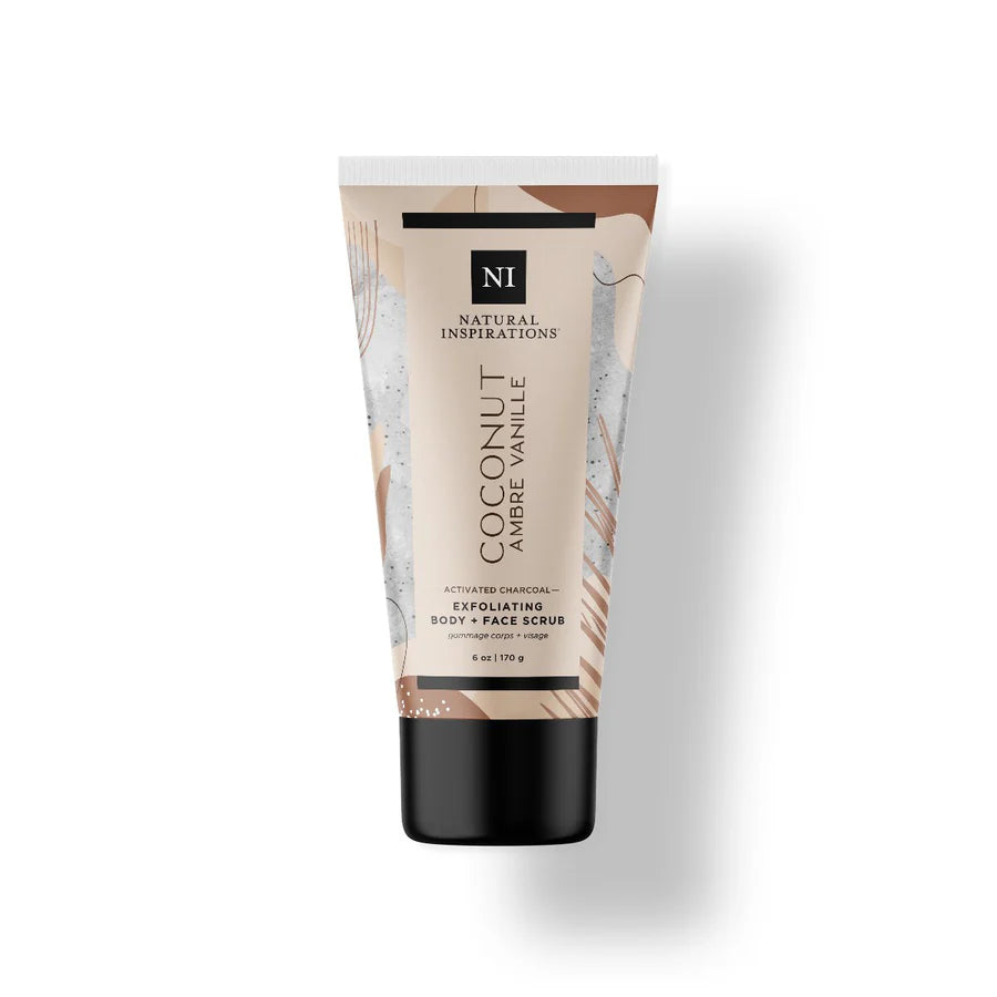 Natural Inspirations - Coconut Ambre Vanille Body + Face Scrub