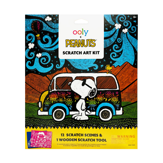 Ooly Peanuts scratch art kit