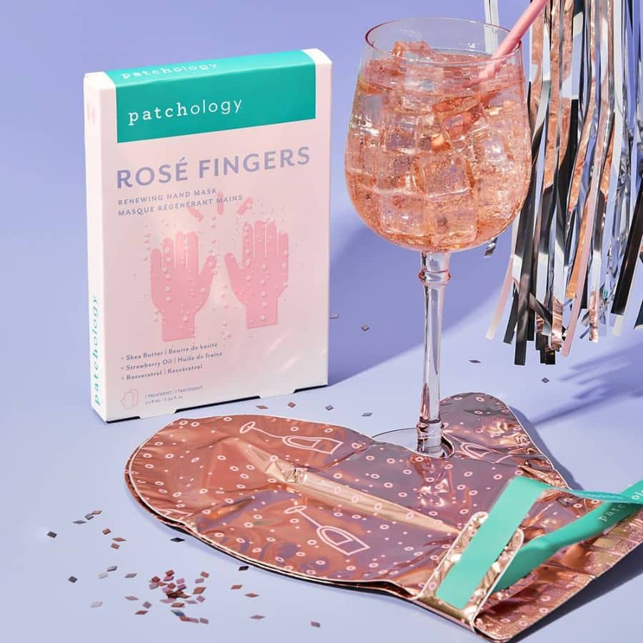Patchology Rosé Fingers Renewing Hand Mask