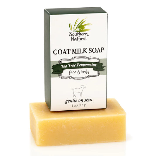 Southern Natural Goat Milk Soap - Tea Tree Peppermint