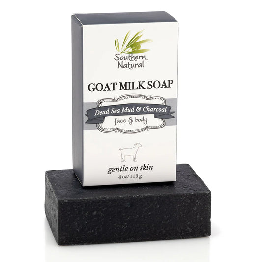 Southern Natural Goat Milk Soap -Dead Sea Mud & Charcoal