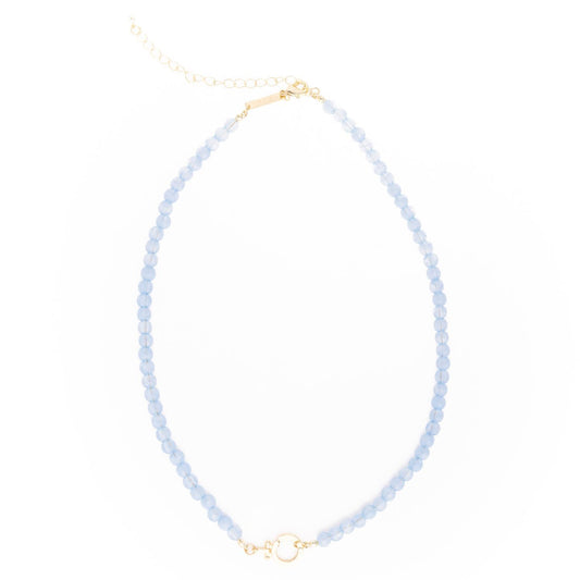 Michelle McDowell Thea Beaded Necklace - Sky Blue