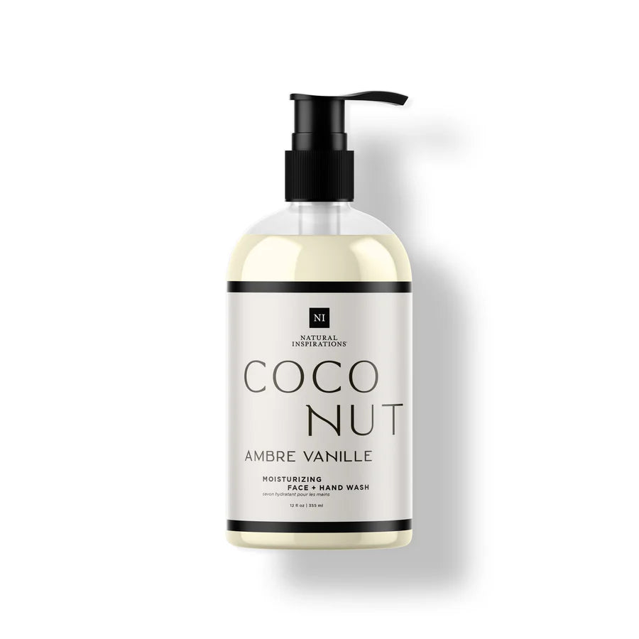 Natural Inspirations -Coconut Ambre Vanille - Hand + Face Wash